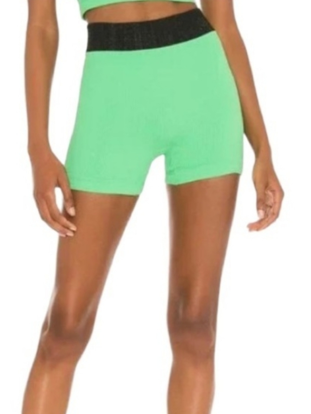 Free People Ribbed Seamless Shorts size M/L